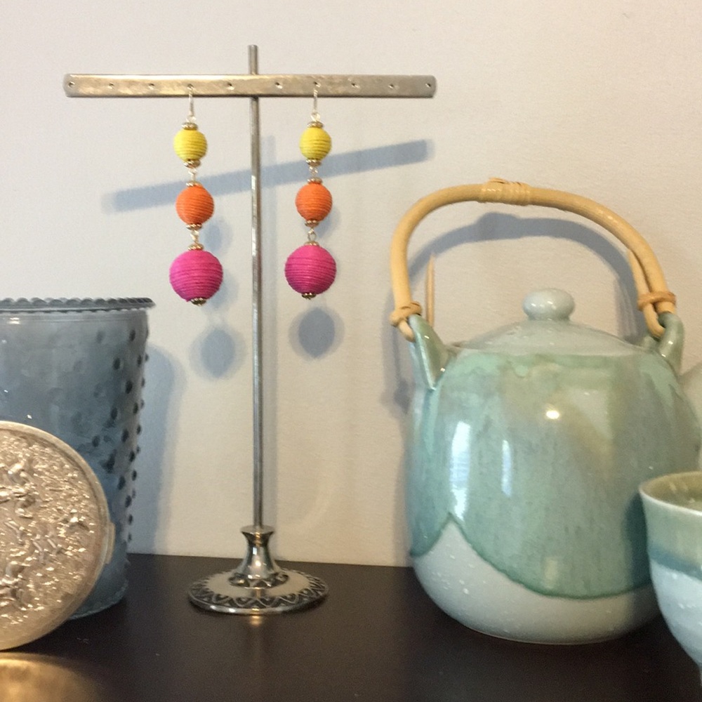 Three Drop Summer Earrings